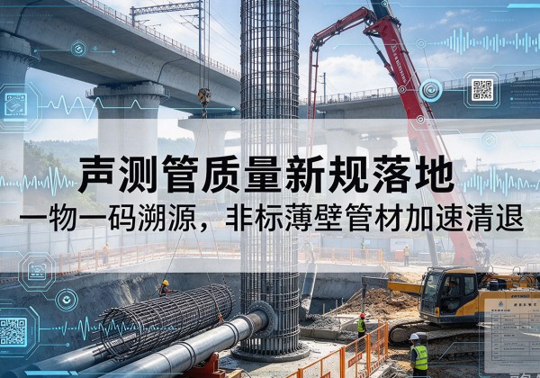 环县声测管质量新规落地，一物一码溯源，非标薄壁管材加速清退