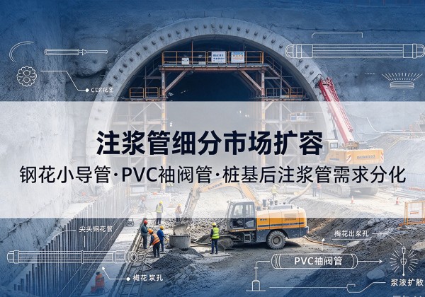 环县注浆管细分市场扩容，隧道钢花小导管、PVC 袖阀管、桩基后注浆管需求分化