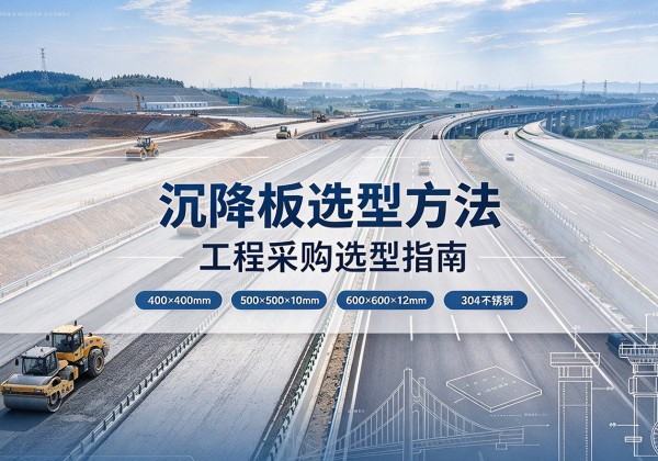 环县沉降板选择方法